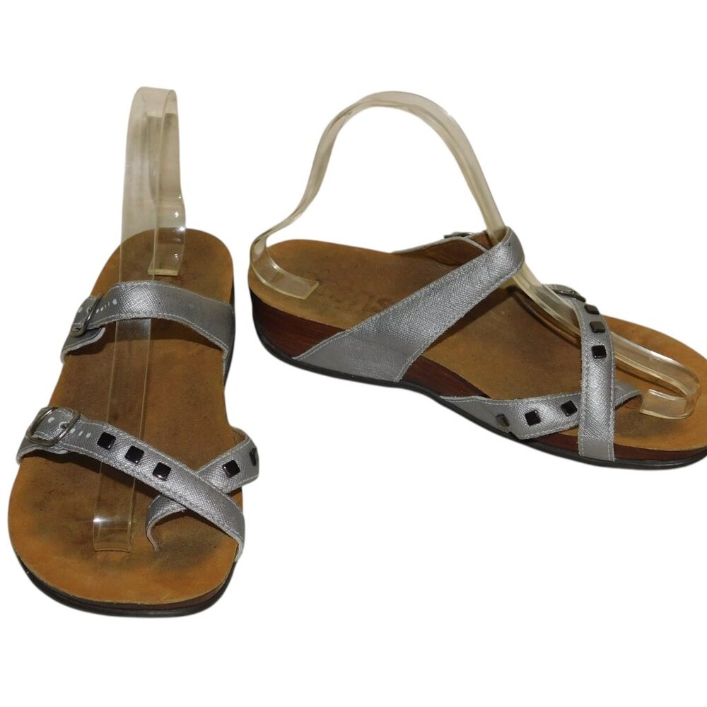 SAS Jett Women's Leather Slides Sandals Shoes Size 7.5M